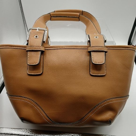 Tan Carlo D'Santi Handbag - Picture 1 of 8